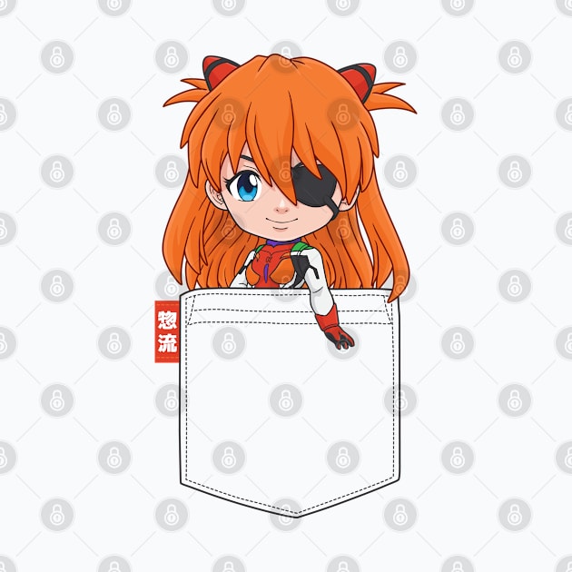 Asuka Pocket Chibi by TeeTowArt