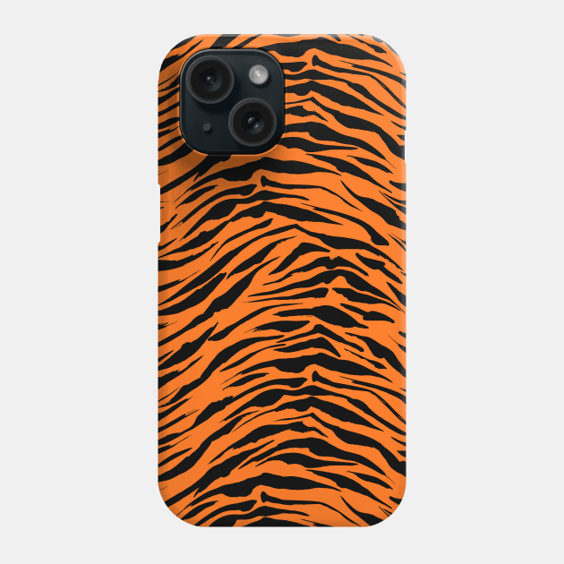 Tiger Skin Pattern Phone Case by Gift-Place