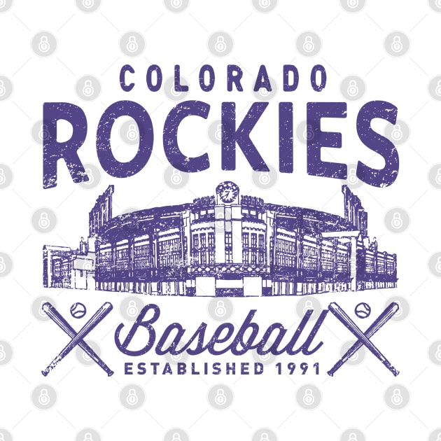 Rockies Coors Field 2 by Buck Tee by Buck Tee