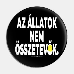 Vegán Aktivista Grafika #takingblindfoldsoff 22 magyar Pin