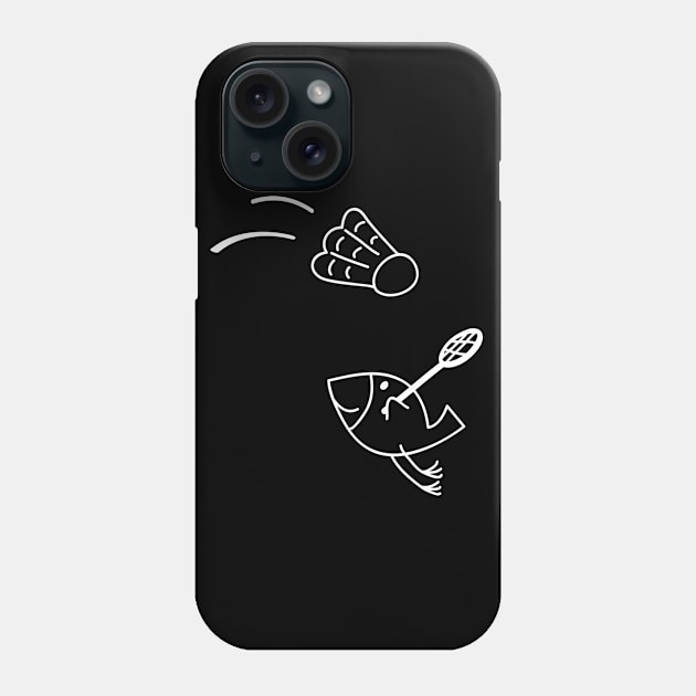 Badminton Bird Phone Case by katelein