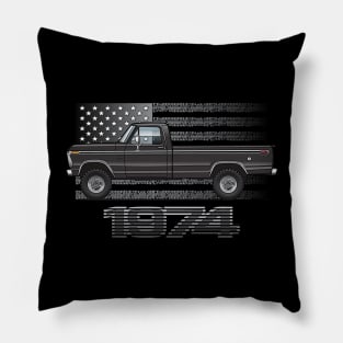 74 Black Pillow