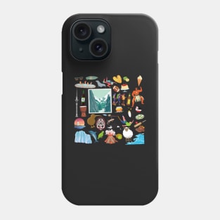 New Zealand Travel Icons Phone Case