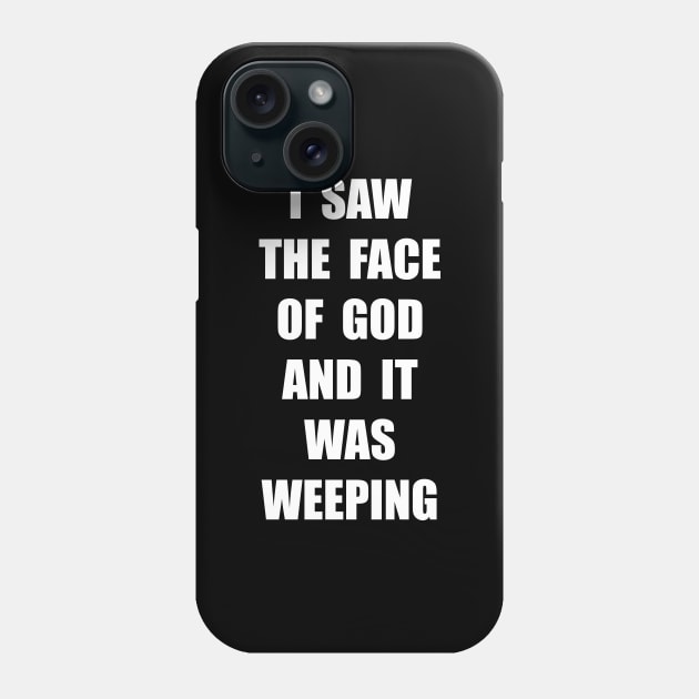 The Face of God Phone Case by TheCosmicTradingPost