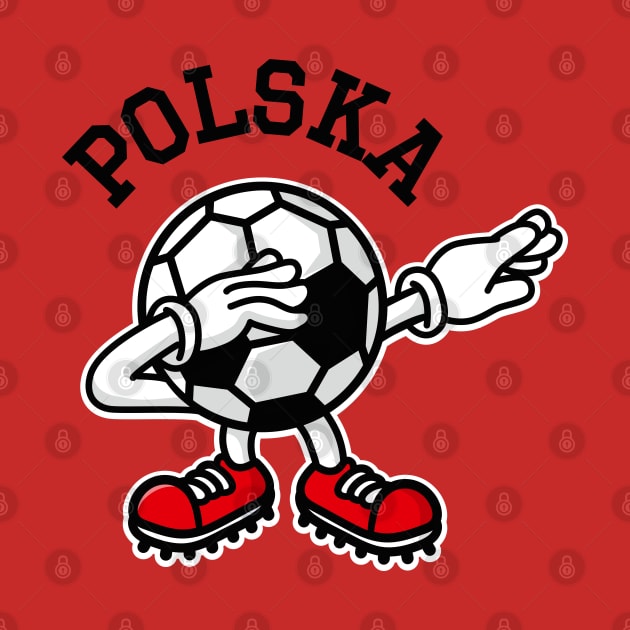 Poland Polska dab dabbing soccer football by LaundryFactory