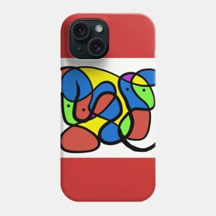 Rainbow Mice Phone Case