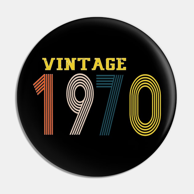 1970 year retro vintage Pin by Yoda