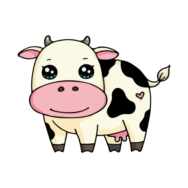 dairy cows chibi cute by ngoclucbkhn