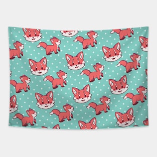 Little Pink Fox Tapestry