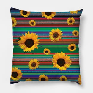 Serape Sunflowe Pillow