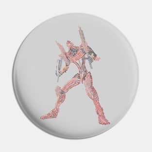 Neon Genesis Evangelion - EVA 02 Pin