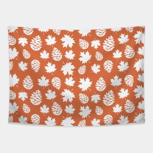 Leaf & Pine Cone Tapestry