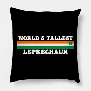 World’s Tallest Leprechaun Irish Shamrock St Patrick's Day Pillow