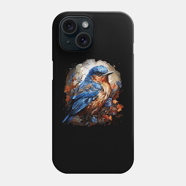 Patriotic Eastern Bluebird Phone Case by JH Mart