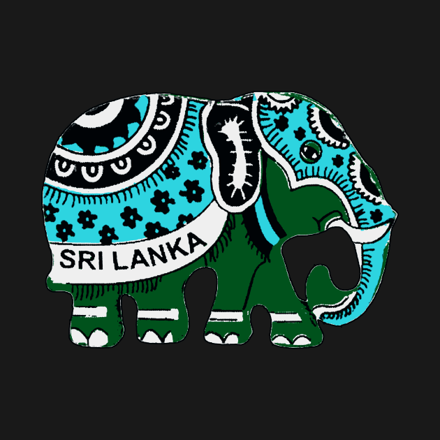 Sri Lanka Elephant Decal by zsonn