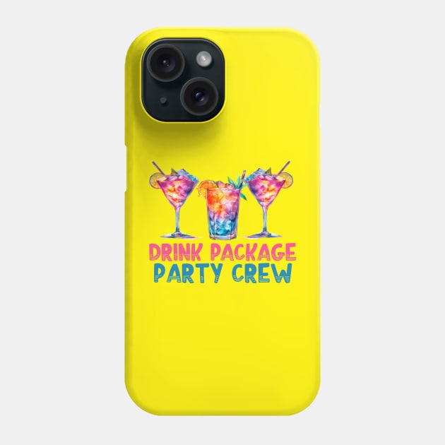 Drink Package Party Crew - Cruise Phone Case by BDAZ