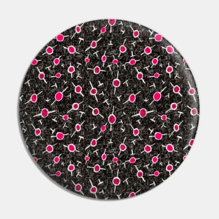 Elegant Abstract Pattern - Lines and Dots Pin