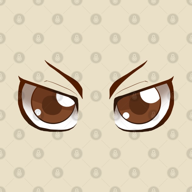 Anime Eyes Brown by Miss_Akane