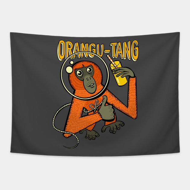 The Orangu Tang Tapestry by Matt and Mattinglys Ice Cream Social