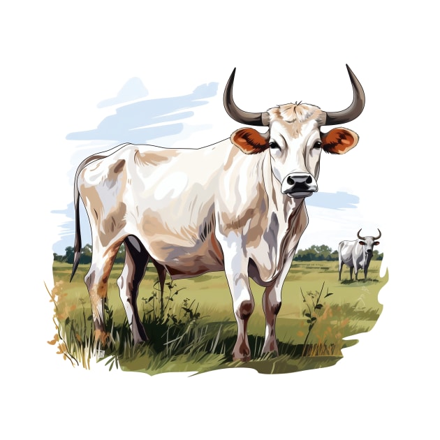 Farm Cow Art by zooleisurelife