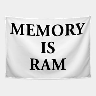 memory is ram Tapestry