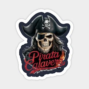 Pirata Calavera Magnet