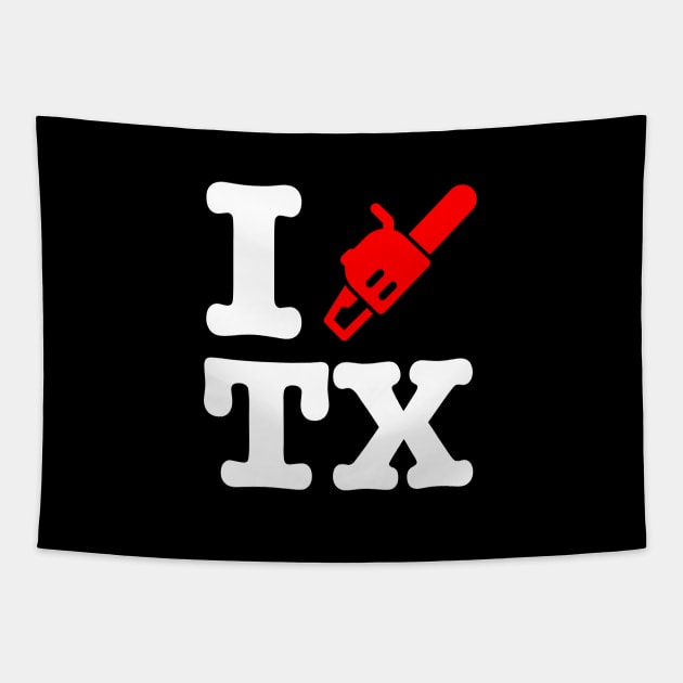 I CHAINSAW Texas! Tapestry by GodsBurden