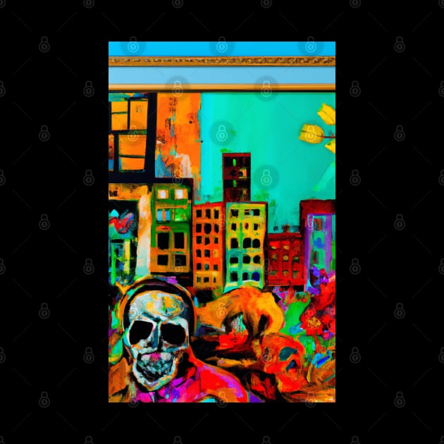 DAY OF THE DEAD SKULL7 by Art Unplugged