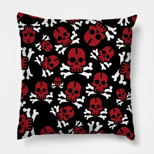 REDSKULL Pillow by bembureda