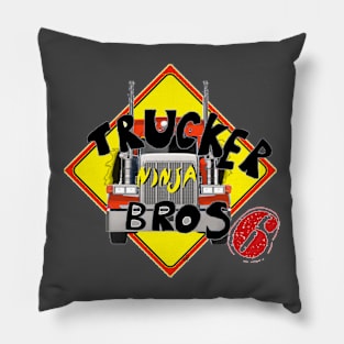 Trucker Ninja Bros. 6 Pillow