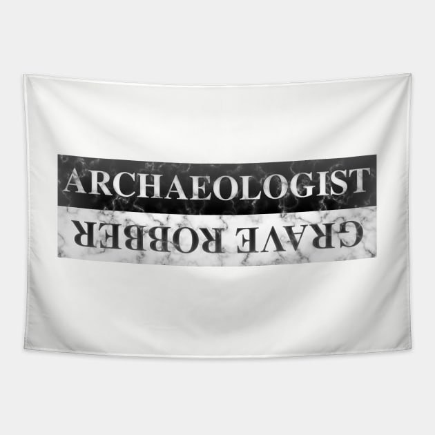 Archaeologist / Grave Robber Tapestry by SolarCross