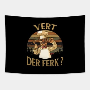 Vert Der Ferk Retrocolor Tapestry