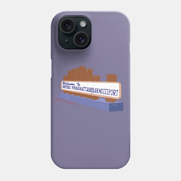 Simpsons Beach Town Phone Case by _kellyfurman