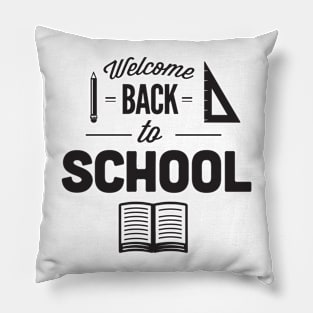 Welcome Back to School Teacher Pillow