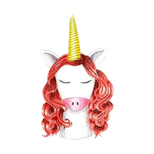 Unicorn Red Head T-Shirt