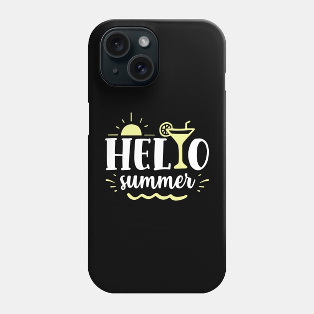 Hello Summer Phone Case by Teewyld