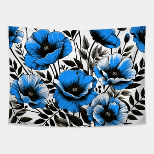 Poppy Flower Tapestry