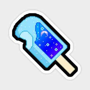 Pixel Galaxy Popsicle Magnet