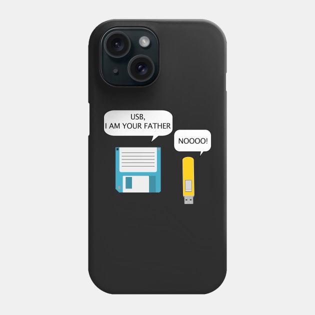 USB I Am Your Father Phone Case by thingsandthings