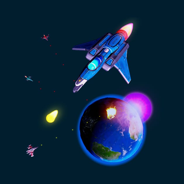 Space Battle by Landy
