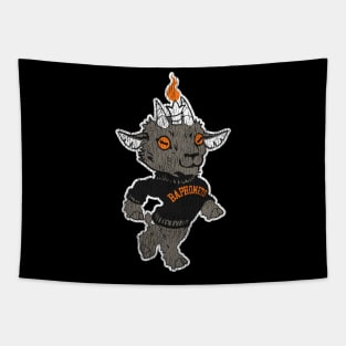 THE BAPHOMETS Sports Mascot Parody Tapestry