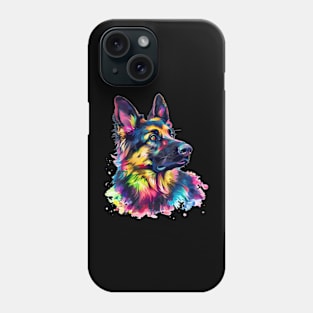 German Shepherd Colorfull Pop Art Design For Dog Onwer Phone Case