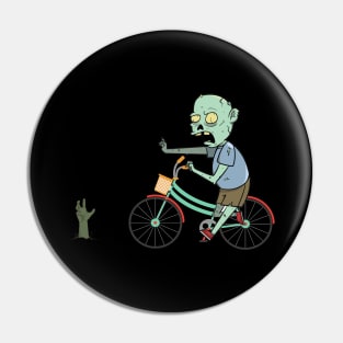 zombie bicycle Pin