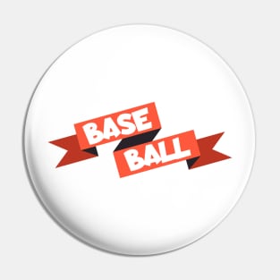 Baseball banenr Pin