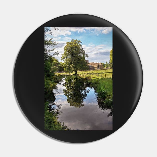 Reflections At East Lockinge Digital Art Pin by IanWL