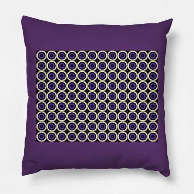 circular shapes design Pillow by pinkal