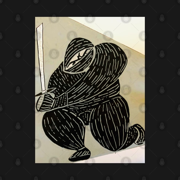 Crouching Ninja by DMcK Designs