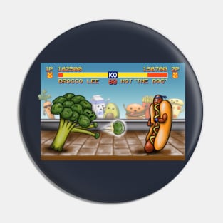 Healthy Fighter Pin