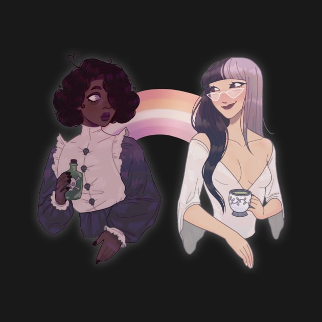 Lesbian Witch Pride by Anemonaii