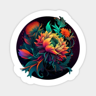 Flower Logo Magnet